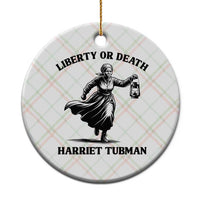 Liberty Or Death Ceramic Ornament Harriet Tubman Quote - Wonder Print Shop