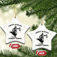 Liberty Or Death Ceramic Ornament Harriet Tubman Quote - Wonder Print Shop