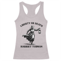 Liberty Or Death Racerback Tank Top Harriet Tubman Quote - Wonder Print Shop