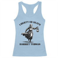 Liberty Or Death Racerback Tank Top Harriet Tubman Quote - Wonder Print Shop