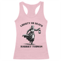 Liberty Or Death Racerback Tank Top Harriet Tubman Quote - Wonder Print Shop
