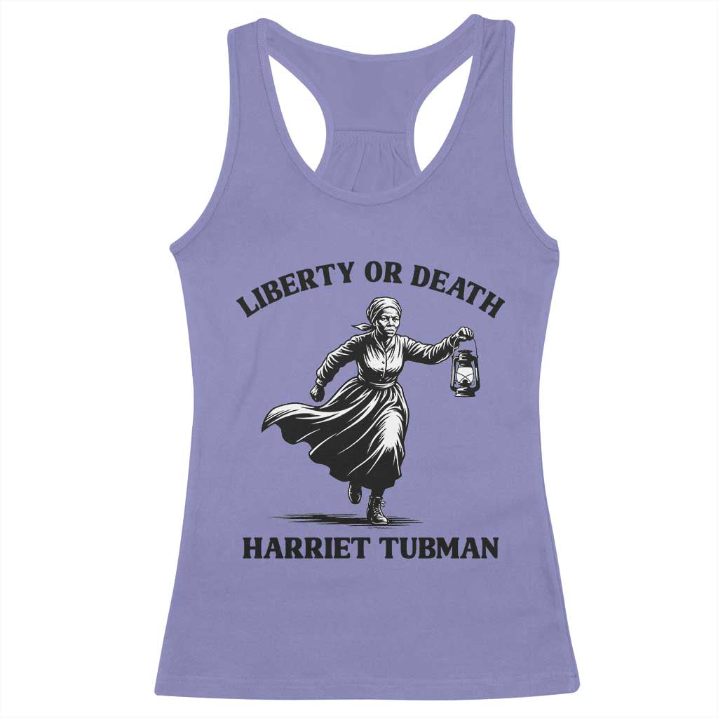 Liberty Or Death Racerback Tank Top Harriet Tubman Quote - Wonder Print Shop