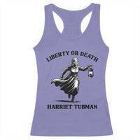 Liberty Or Death Racerback Tank Top Harriet Tubman Quote - Wonder Print Shop