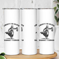 Liberty Or Death Skinny Tumbler Harriet Tubman Quote - Wonder Print Shop