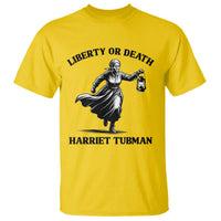 Liberty Or Death T Shirt Harriet Tubman Quote - Wonder Print Shop