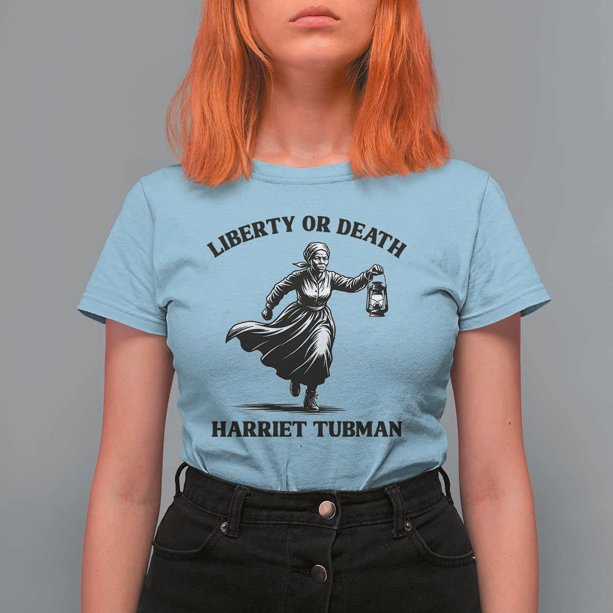 Liberty Or Death T Shirt For Women Harriet Tubman Quote - Wonder Print Shop