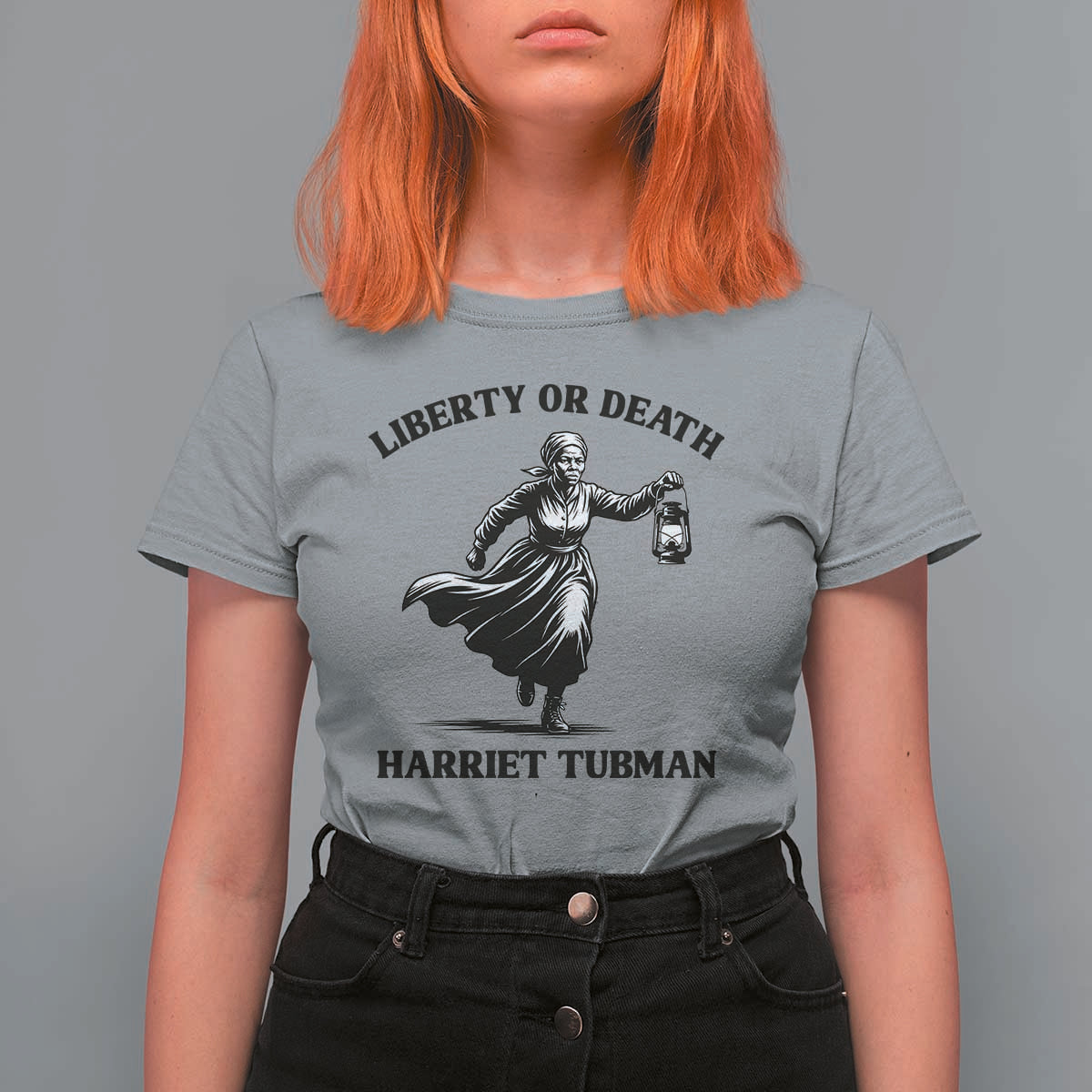 Liberty Or Death T Shirt For Women Harriet Tubman Quote - Wonder Print Shop