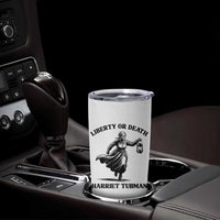 Liberty Or Death Tumbler Cup Harriet Tubman Quote - Wonder Print Shop