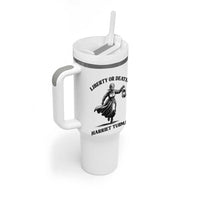 Liberty Or Death Tumbler With Handle Harriet Tubman Quote - Wonder Print Shop