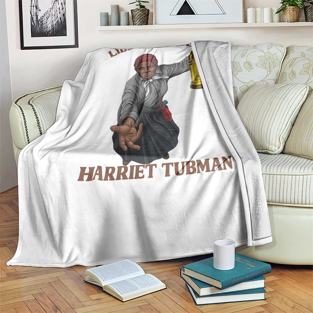 Harriet Tubman Freedom Quote Throw Blanket Liberty Or Death - Wonder Print Shop