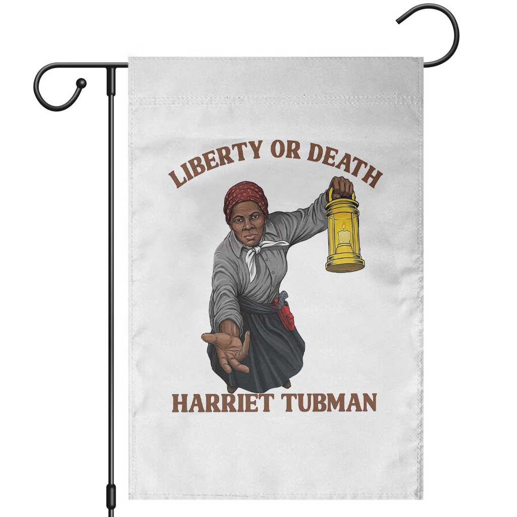 Harriet Tubman Freedom Quote Garden Flag Liberty Or Death - Wonder Print Shop