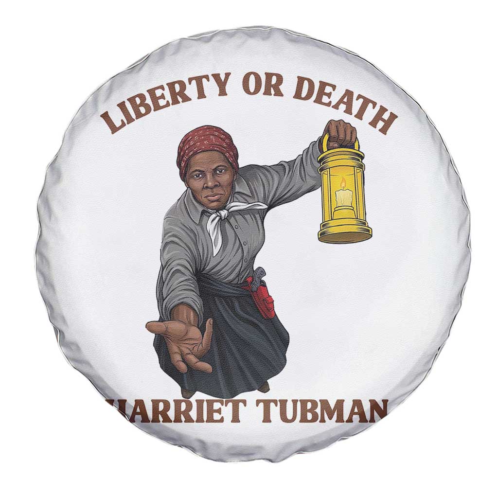 Harriet Tubman Freedom Quote Spare Tire Cover Liberty Or Death - Wonder Print Shop