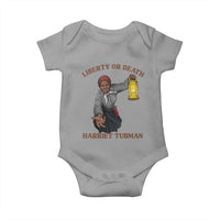 Harriet Tubman Freedom Quote Baby Onesie Liberty Or Death - Wonder Print Shop