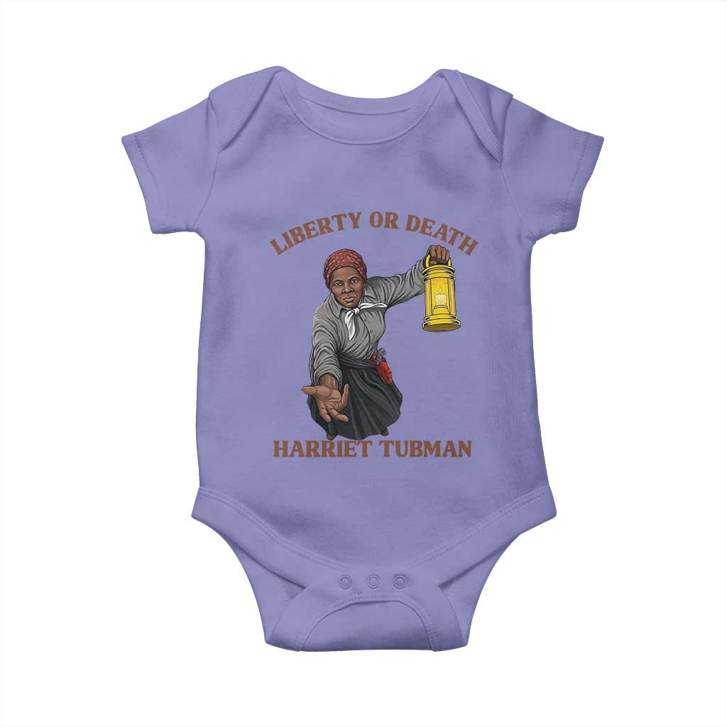Harriet Tubman Freedom Quote Baby Onesie Liberty Or Death - Wonder Print Shop
