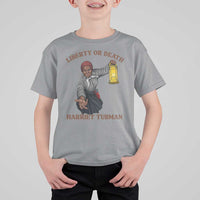 Harriet Tubman Freedom Quote T Shirt For Kid Liberty Or Death - Wonder Print Shop