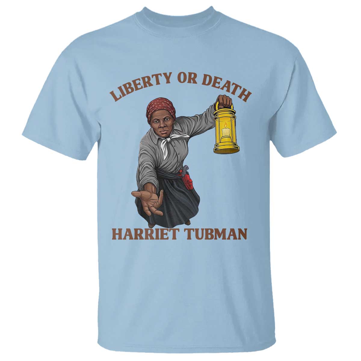 Harriet Tubman Freedom Quote T Shirt Liberty Or Death - Wonder Print Shop