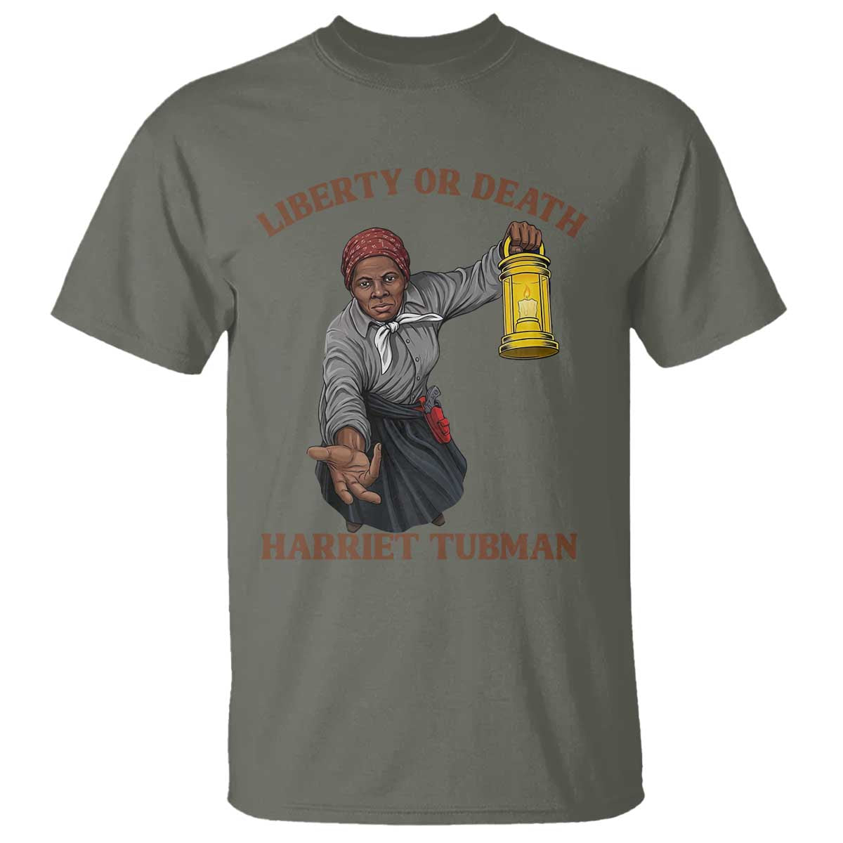 Harriet Tubman Freedom Quote T Shirt Liberty Or Death - Wonder Print Shop
