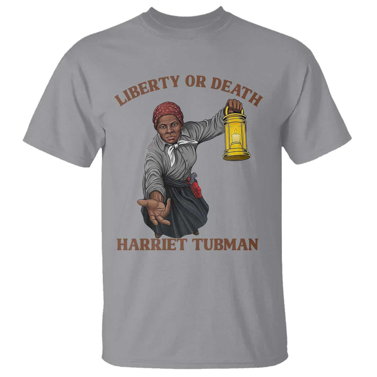 Harriet Tubman Freedom Quote T Shirt Liberty Or Death - Wonder Print Shop