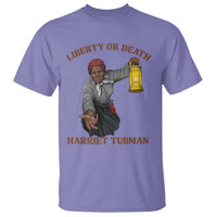 Harriet Tubman Freedom Quote T Shirt Liberty Or Death - Wonder Print Shop