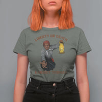 Harriet Tubman Freedom Quote T Shirt For Women Liberty Or Death - Wonder Print Shop