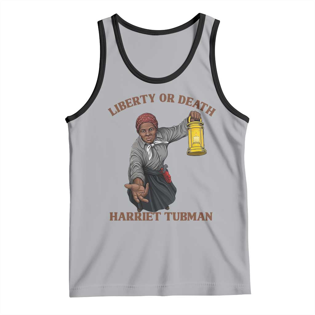 Harriet Tubman Freedom Quote Tank Top Liberty Or Death - Wonder Print Shop