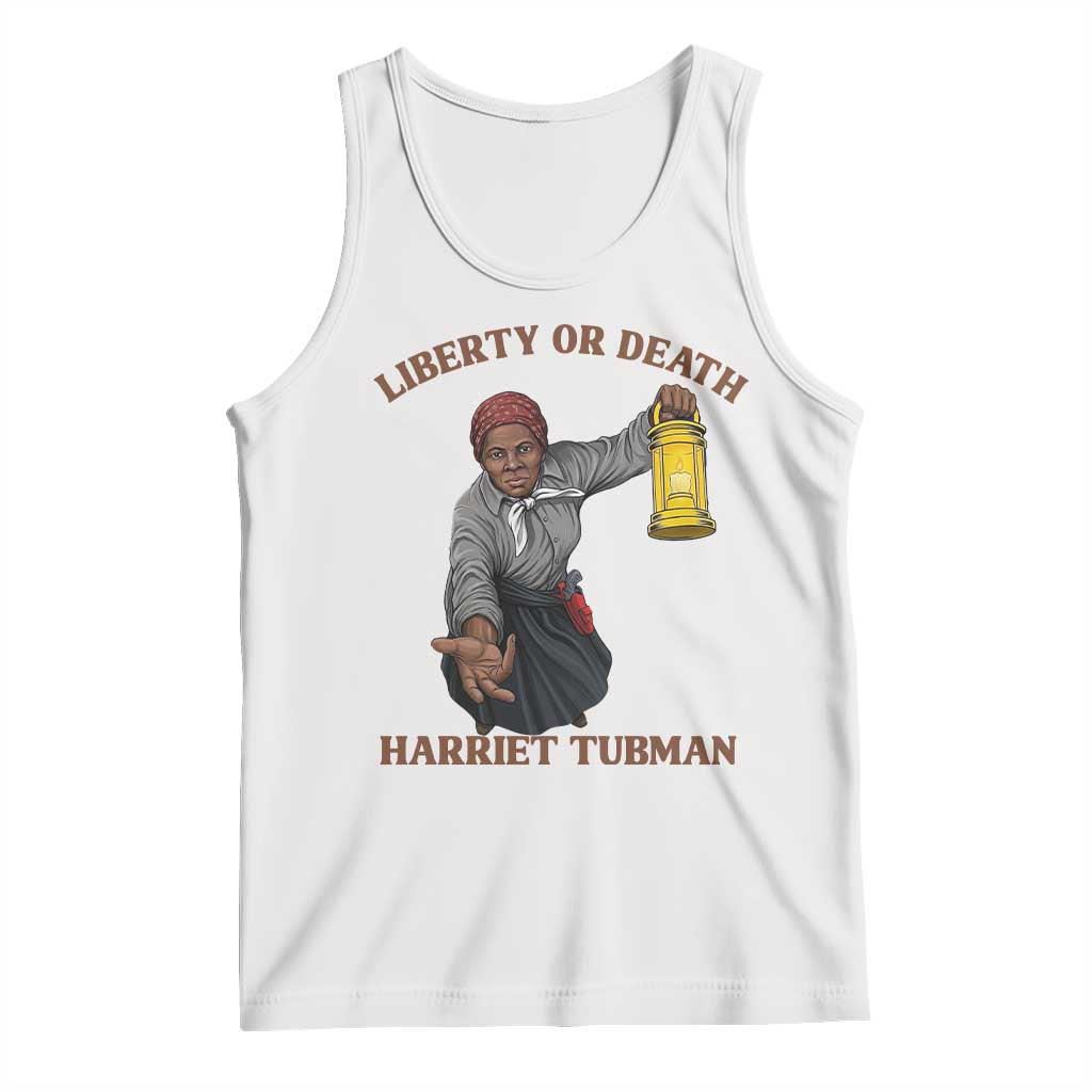 Harriet Tubman Freedom Quote Tank Top Liberty Or Death - Wonder Print Shop
