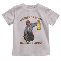 Harriet Tubman Freedom Quote Toddler T Shirt Liberty Or Death - Wonder Print Shop