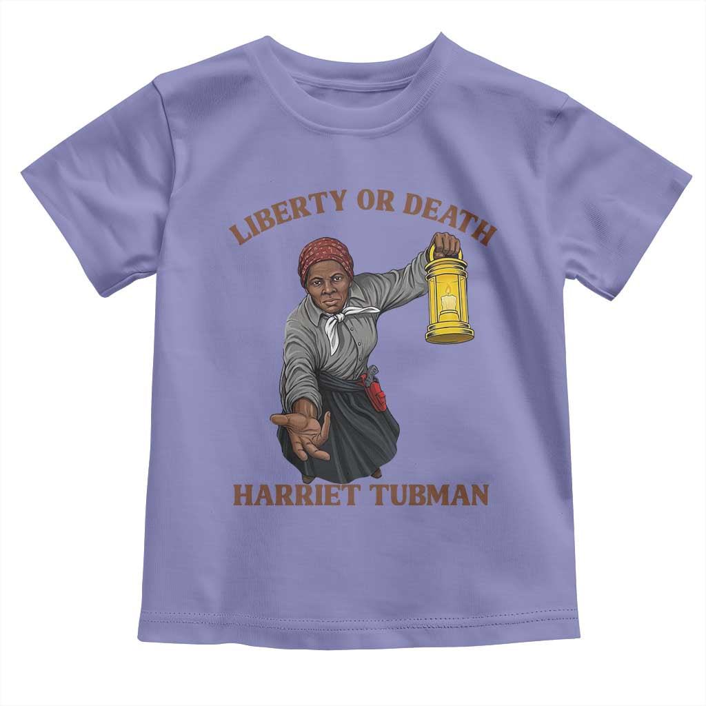 Harriet Tubman Freedom Quote Toddler T Shirt Liberty Or Death - Wonder Print Shop