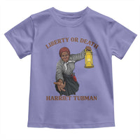 Harriet Tubman Freedom Quote Toddler T Shirt Liberty Or Death - Wonder Print Shop