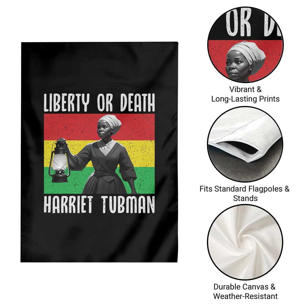 Harriet Tubman Women Leadership Garden Flag Liberty Or Death - Wonder Print Shop