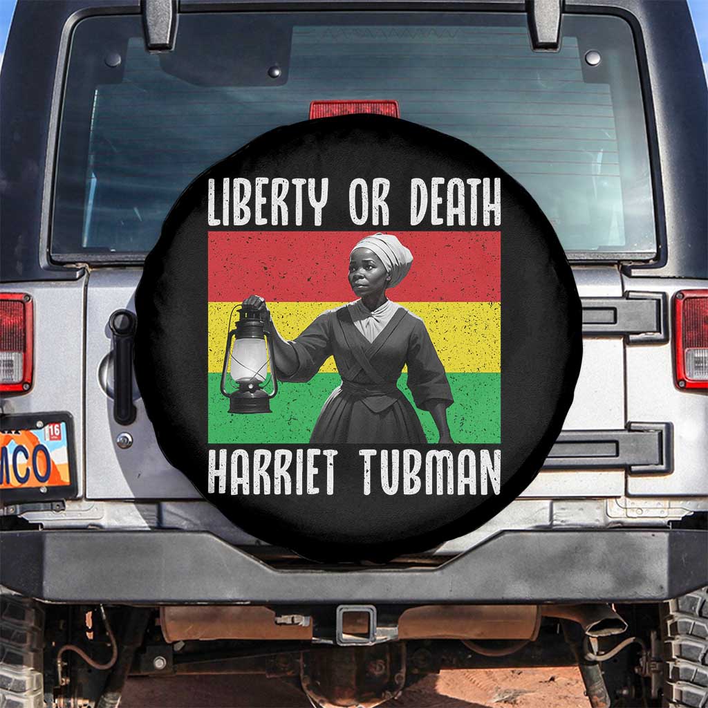Harriet Tubman Women Leadership Spare Tire Cover Liberty Or Death - Wonder Print Shop