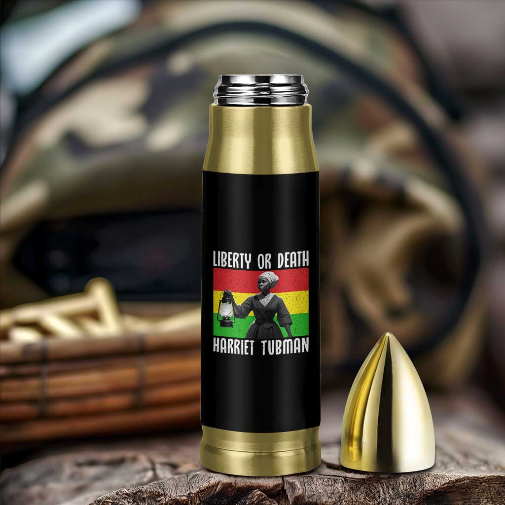 Harriet Tubman Women Leadership Bullet Tumbler Liberty Or Death - Wonder Print Shop