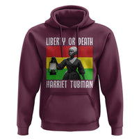 Harriet Tubman Women Leadership Hoodie Liberty Or Death - Wonder Print Shop