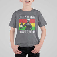 Harriet Tubman Women Leadership T Shirt For Kid Liberty Or Death - Wonder Print Shop