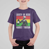Harriet Tubman Women Leadership T Shirt For Kid Liberty Or Death - Wonder Print Shop