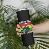 Harriet Tubman Women Leadership Skinny Tumbler Liberty Or Death - Wonder Print Shop