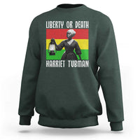 Harriet Tubman Women Leadership Sweatshirt Liberty Or Death - Wonder Print Shop