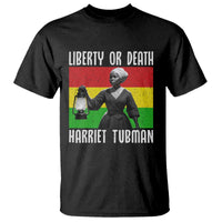 Harriet Tubman Women Leadership T Shirt Liberty Or Death - Wonder Print Shop