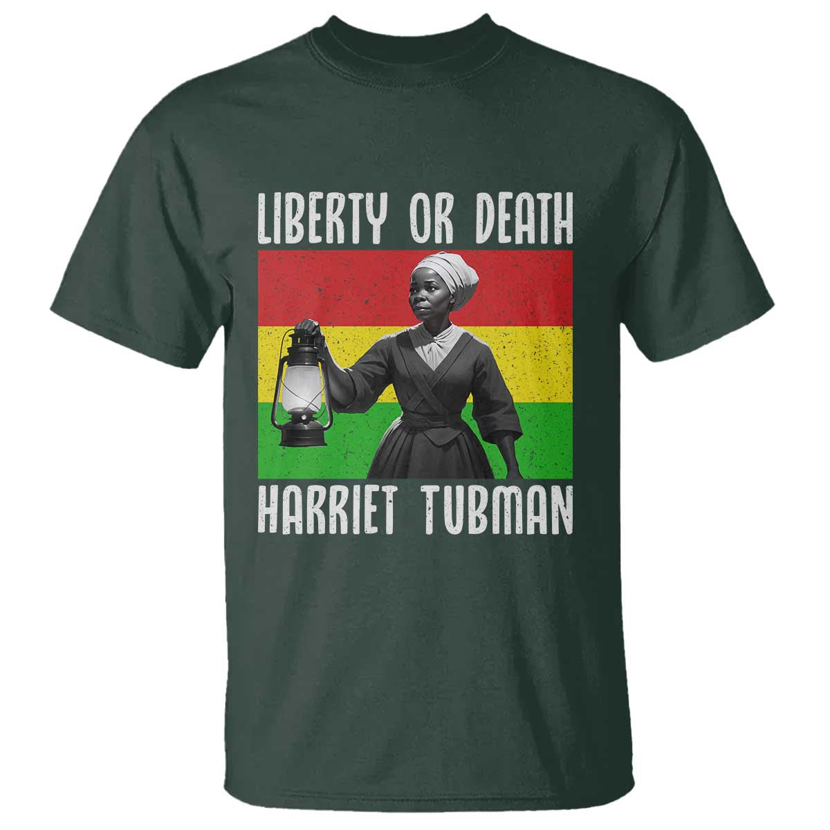 Harriet Tubman Women Leadership T Shirt Liberty Or Death - Wonder Print Shop
