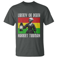 Harriet Tubman Women Leadership T Shirt Liberty Or Death - Wonder Print Shop