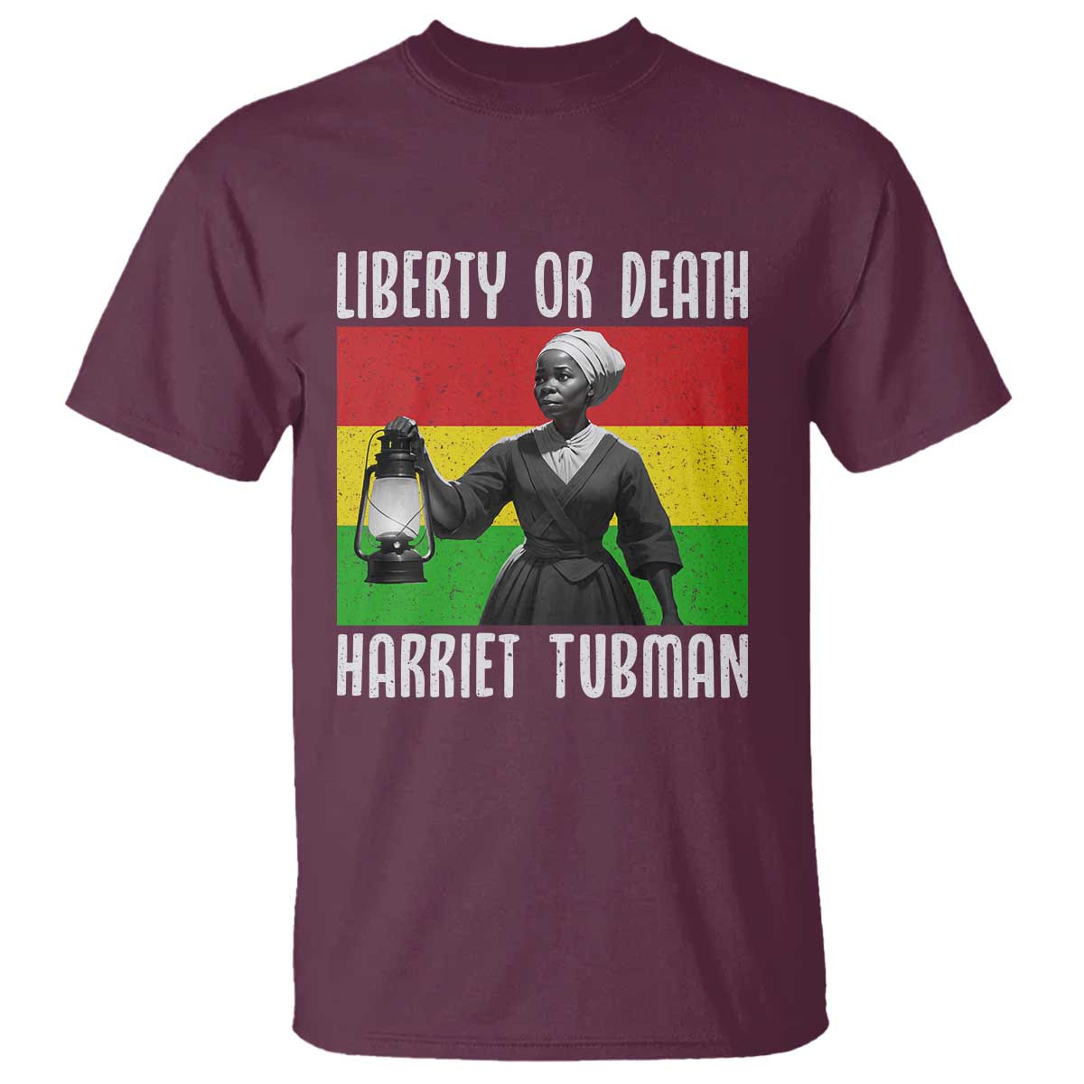 Harriet Tubman Women Leadership T Shirt Liberty Or Death - Wonder Print Shop