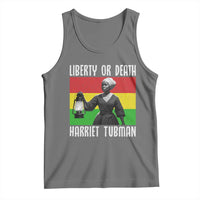 Harriet Tubman Women Leadership Tank Top Liberty Or Death - Wonder Print Shop