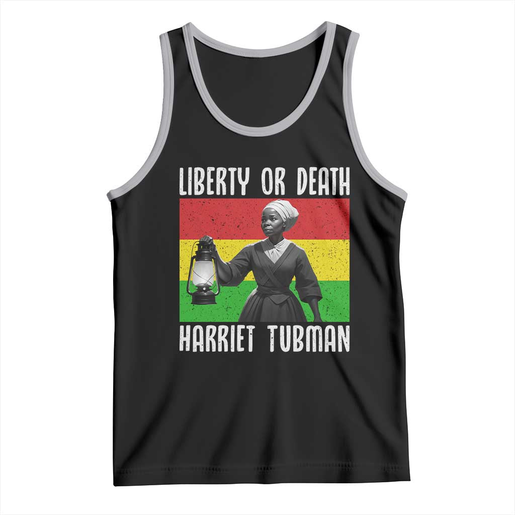 Harriet Tubman Women Leadership Tank Top Liberty Or Death - Wonder Print Shop