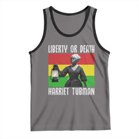 Harriet Tubman Women Leadership Tank Top Liberty Or Death - Wonder Print Shop