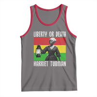 Harriet Tubman Women Leadership Tank Top Liberty Or Death - Wonder Print Shop