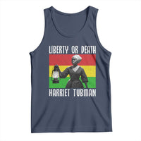 Harriet Tubman Women Leadership Tank Top Liberty Or Death - Wonder Print Shop