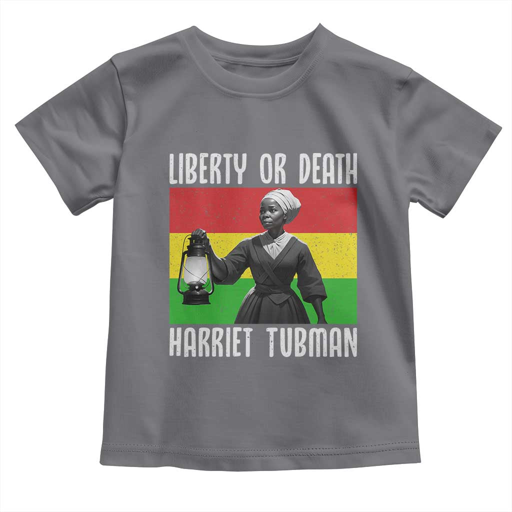 Harriet Tubman Women Leadership Toddler T Shirt Liberty Or Death - Wonder Print Shop