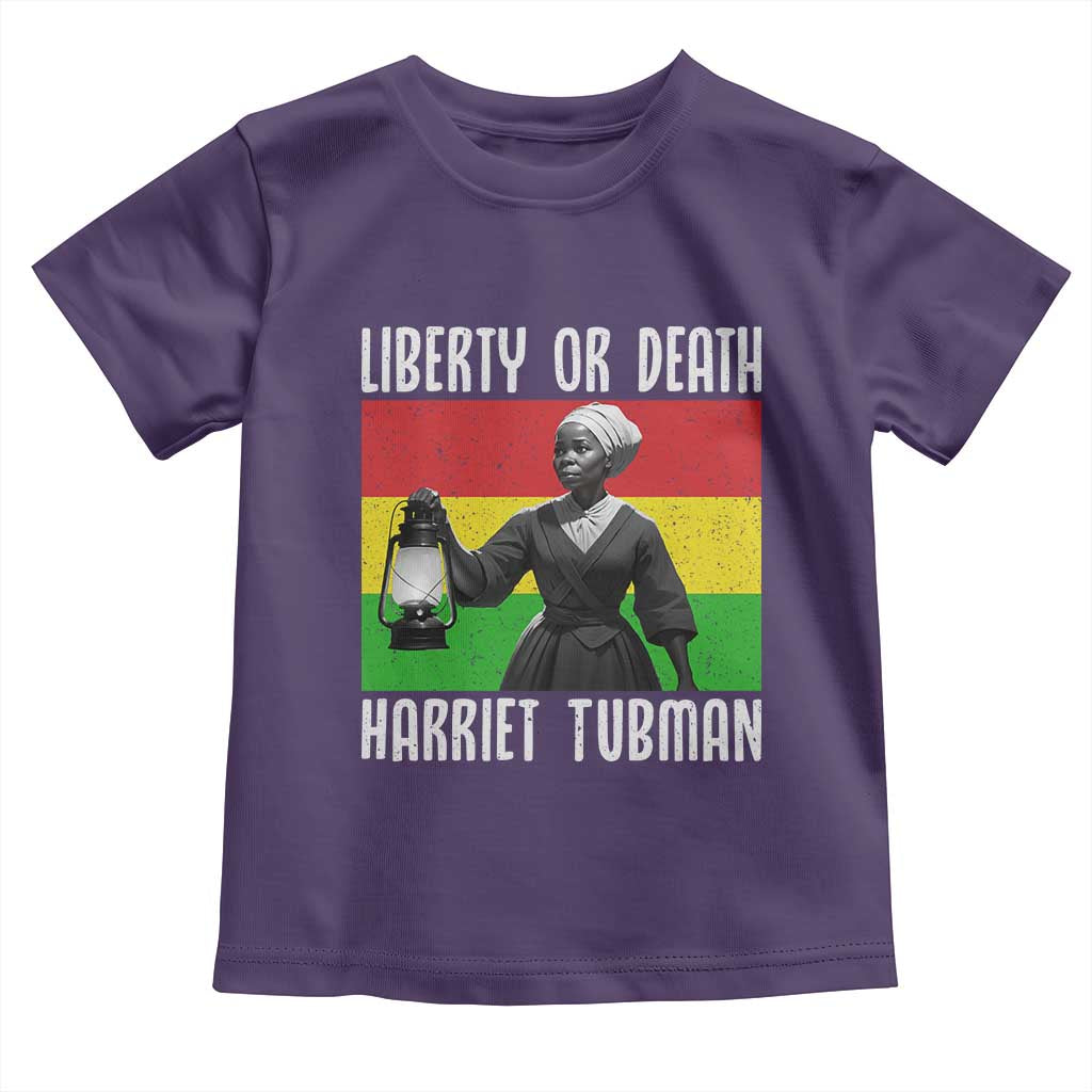 Harriet Tubman Women Leadership Toddler T Shirt Liberty Or Death - Wonder Print Shop