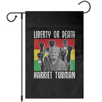 Harriet Tubman Garden Flag Liberty Or Death Women Empowerment Quote - Wonder Print Shop