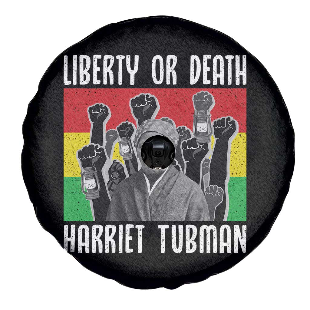 Harriet Tubman Spare Tire Cover Liberty Or Death Women Empowerment Quote - Wonder Print Shop